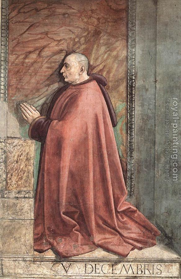 Domenico Ghirlandaio : Portrait of the Donor Francesco Sassetti